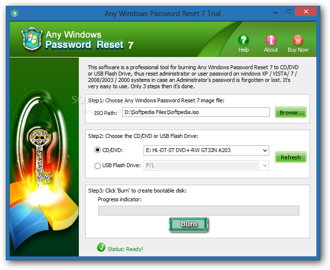 windows password key software